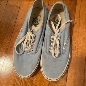 Vans Light Blue Canvas Sneakers